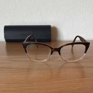 Warby Parker Collis Glasses and Case